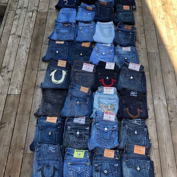 MYSTERY BOX OF 3 True Religion Jeans Size 33 - Picture 4 of 4